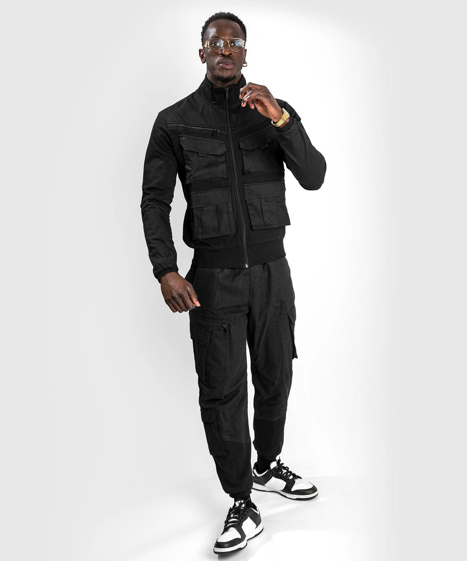 Venum Cargo Track Jacket - Black 2 Venum Cargo Track Jacket - Black - Image 2