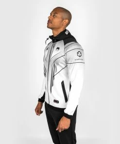 UFC Venum Personalized Authentic Fight Night 2.0 Men's Walkout Hoodie - White -Venum store 0 252F7 252Ff 252F6 252F07f6d9c5e570d20f135b7d68f2c4521601575255 HOODIE FN2 WHITE SLEEVE2