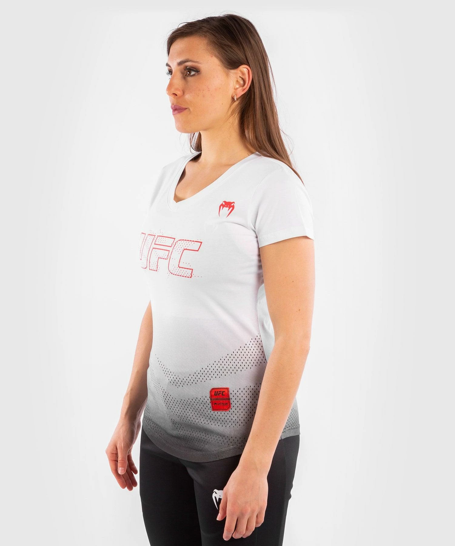 UFC Venum Authentic Fight Week 2 Women's Short Sleeve T-shirt - White 3 UFC Venum Authentic Fight Week 2 Women's Short Sleeve T-shirt - White - Image 3