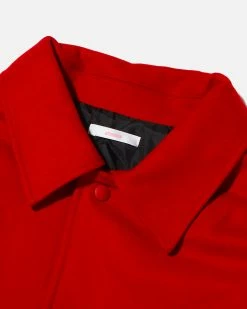 Atmos Pink 2-Way Varsity Jacket (Red) 13 Atmos Pink 2-Way Varsity Jacket (Red) -Venum store 22AW AYJK02 RED 03