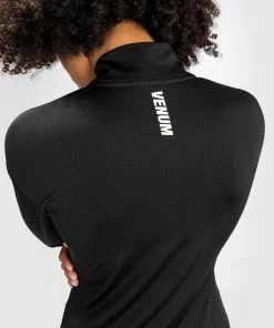 Venum Essential Women's Base Layer Top - Black -Venum store 27564370d97dd93bf3afed618da10aac6f983b72 BASE LOYERTOP ESSENTIAL BLACK 12