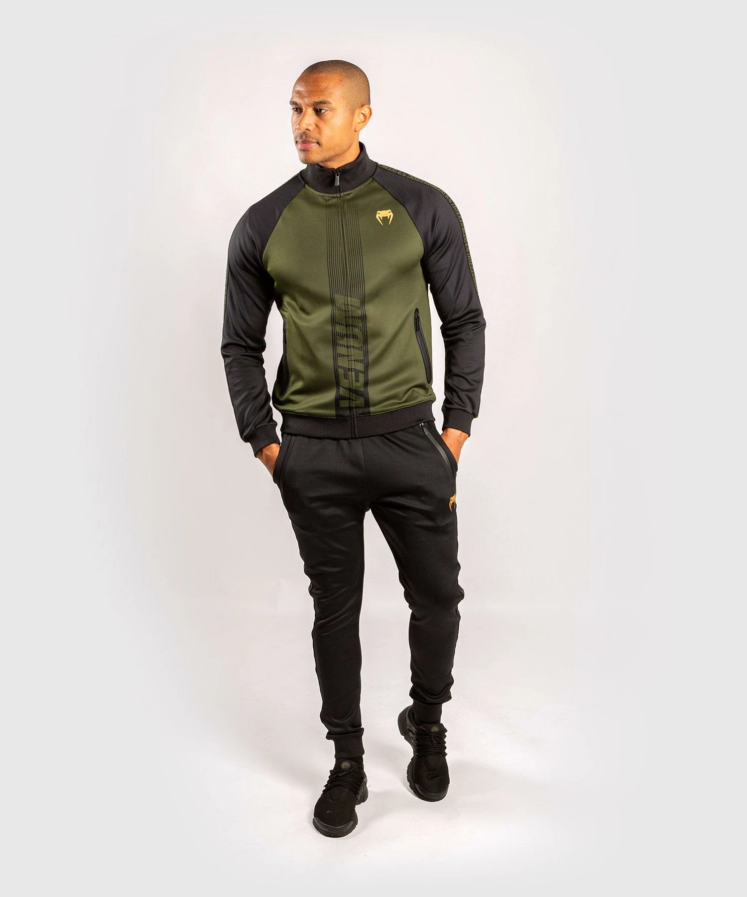 Venum Club 212 Track Jacket - Khaki/Black - Image 2