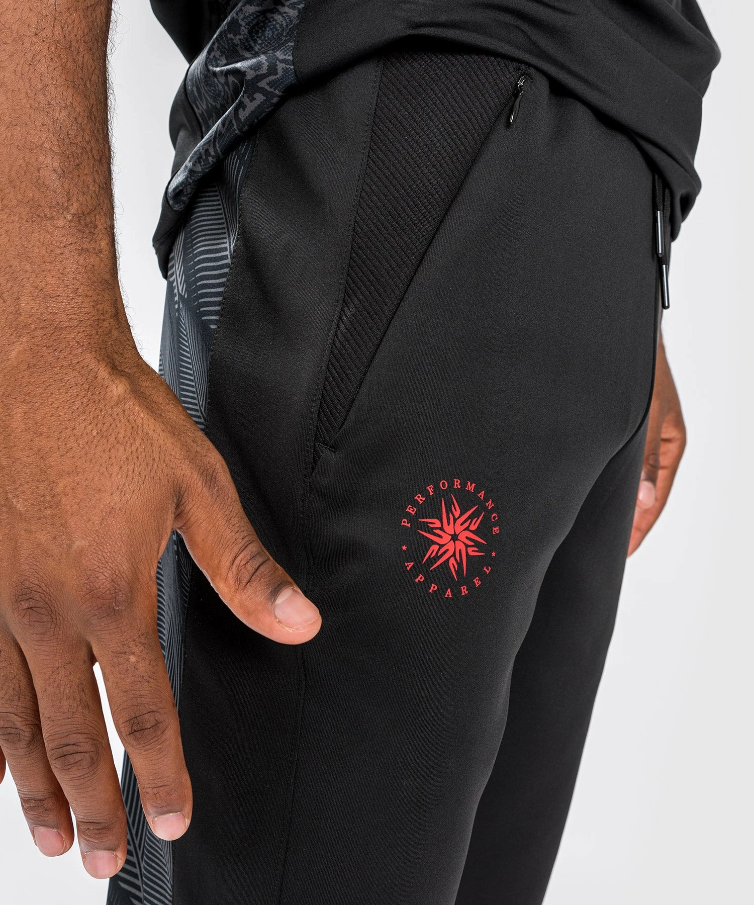 Venum Phantom Joggers - Black/Red - Image 8