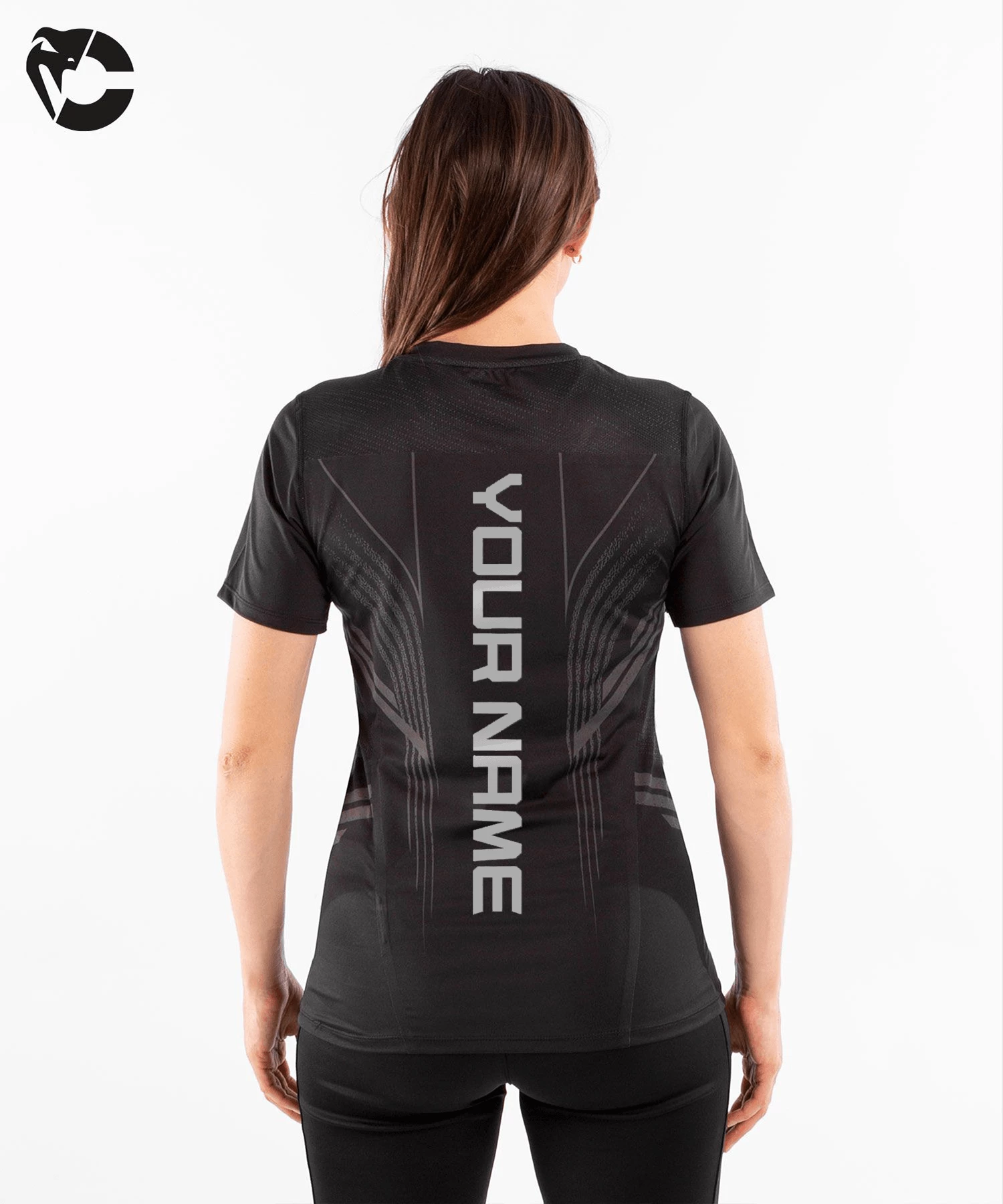 UFC Venum Personalized Authentic Fight Night Women's Walkout Jersey - Black