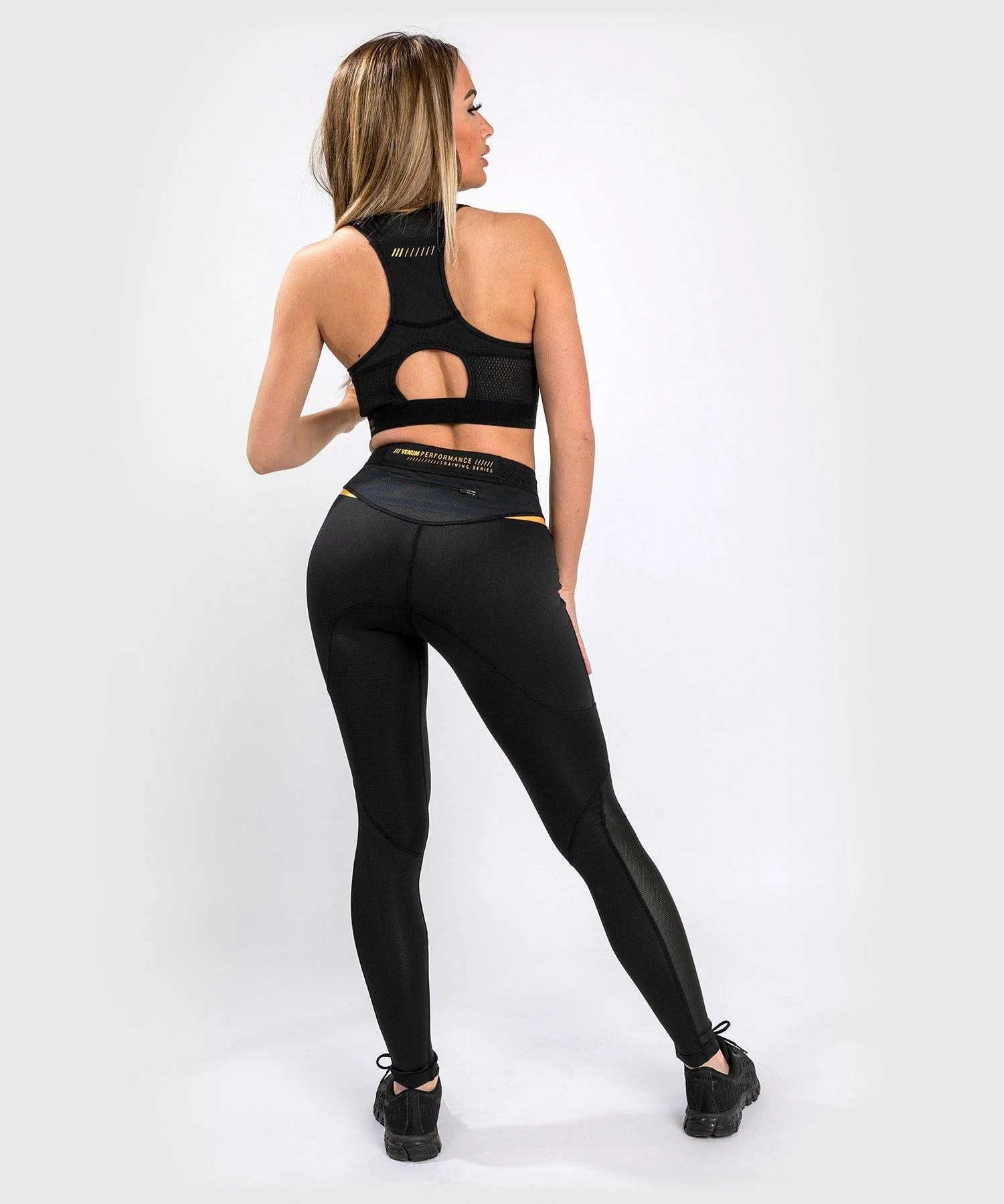 Venum Tempest 2.0 Leggings 7/8 - Black/Gold - Image 5