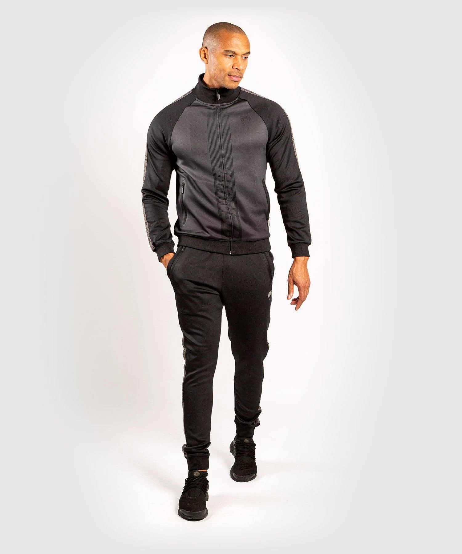 Venum Club 212 Track Jacket - Black/Grey 2 Venum Club 212 Track Jacket - Black/Grey - Image 2