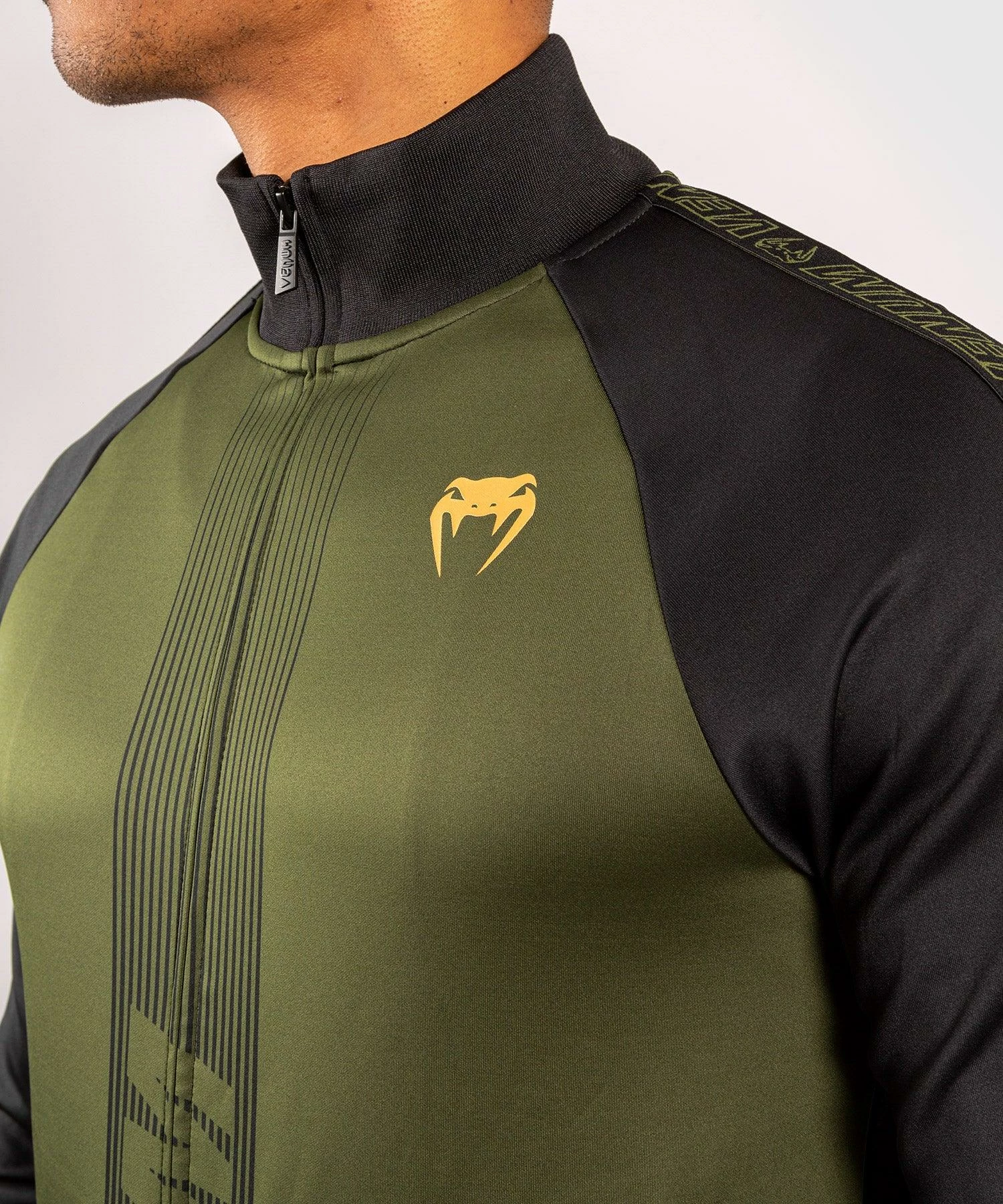 Venum Club 212 Track Jacket - Khaki/Black - Image 3