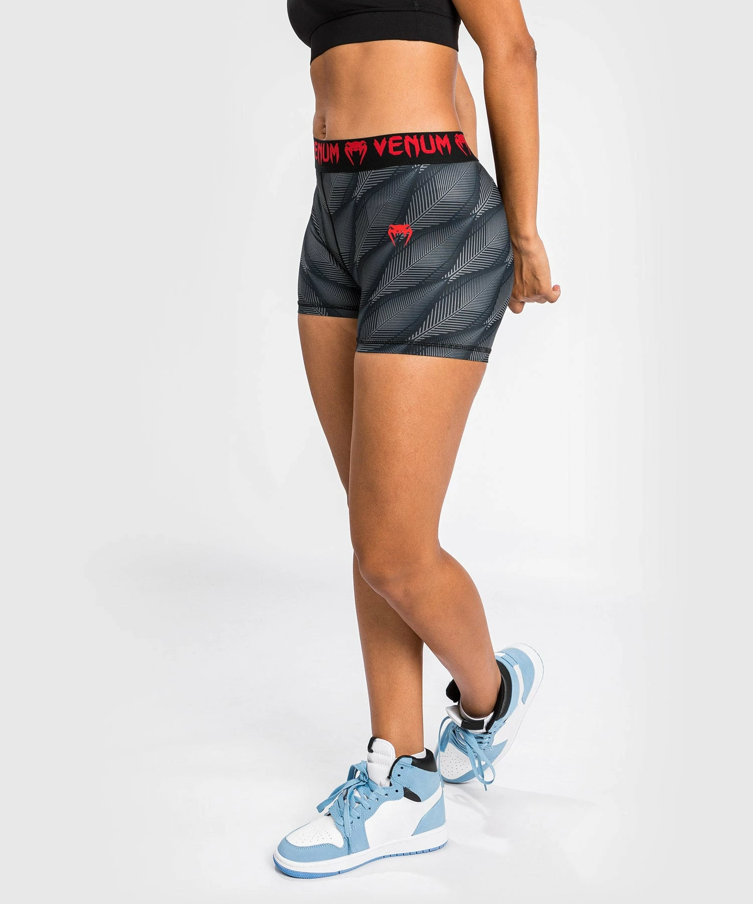 Venum Phantom Compression Shorts - For Women - Black/Red - Image 4