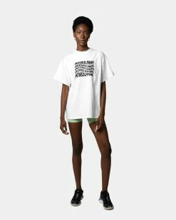 Atmos Pink Graphic Oversize T-Shirt (White) -Venum store 44