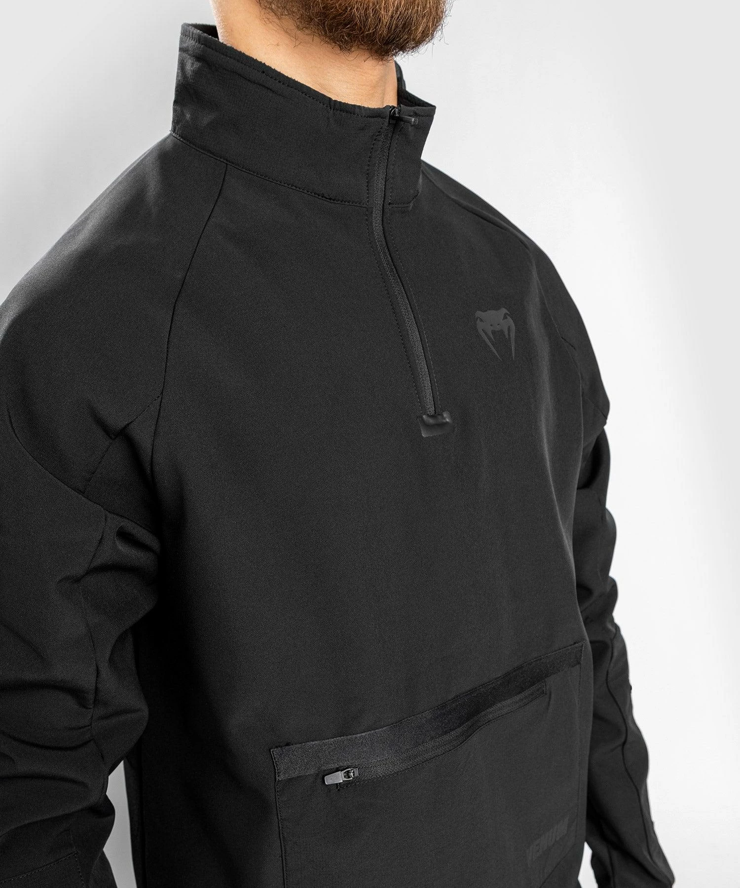 Venum Altitude Half-Zip Sweater - Black 6 Venum Altitude Half-Zip Sweater - Black - Image 6