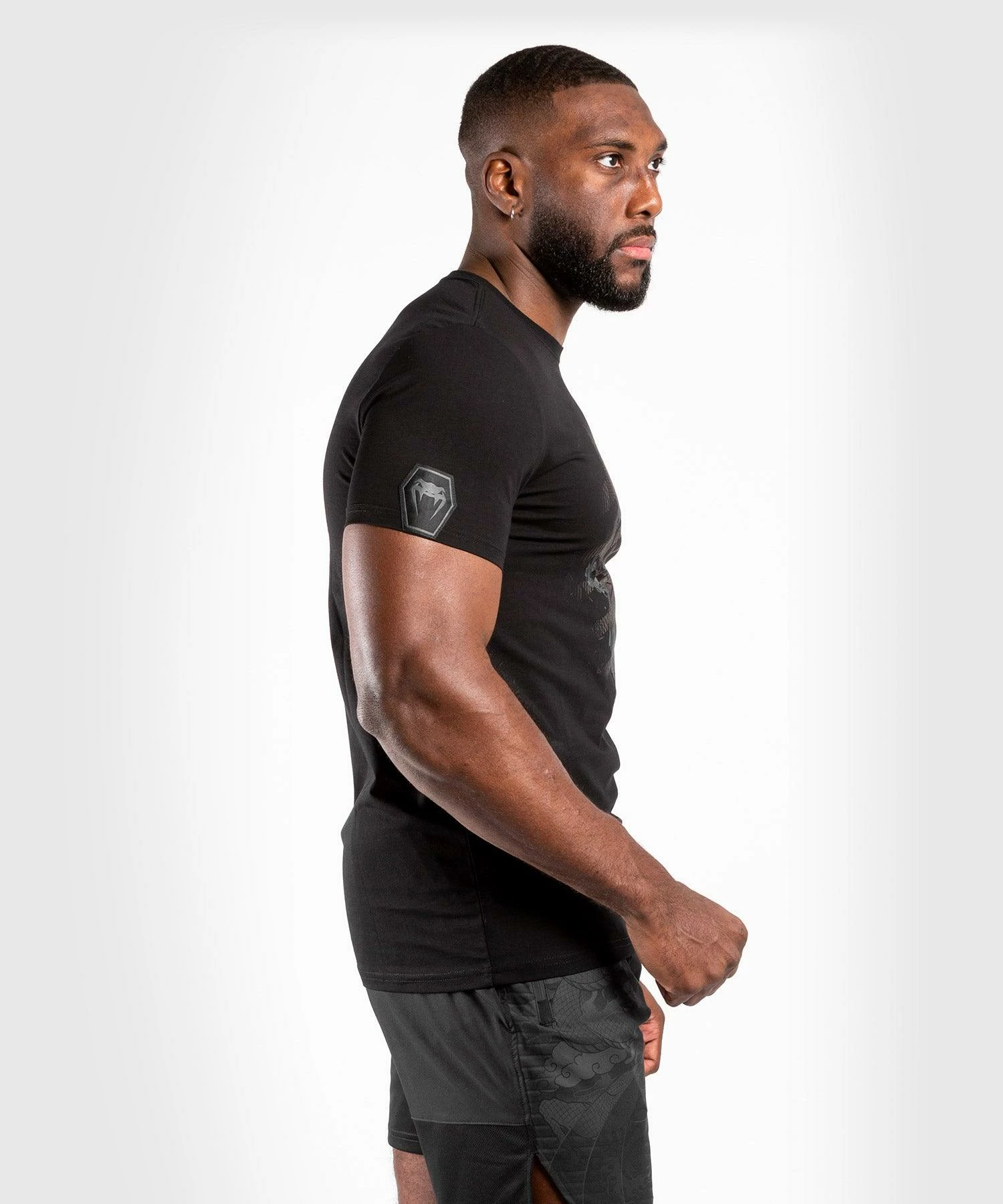 Venum Skull T-shirt - Black/Black 2 Venum Skull T-shirt - Black/Black - Image 2