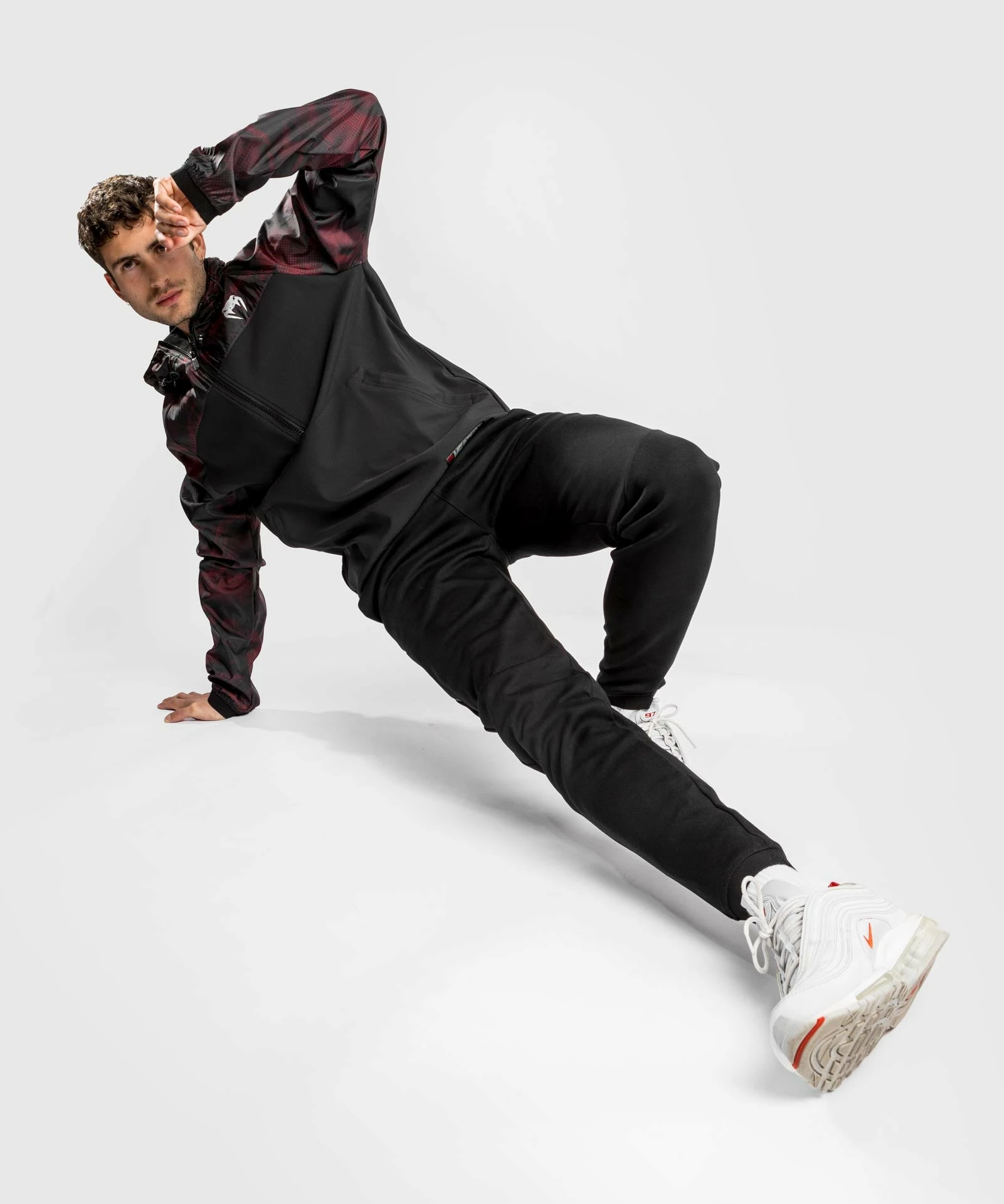 Venum Laser XT Hoodie - Black/Red - Image 4