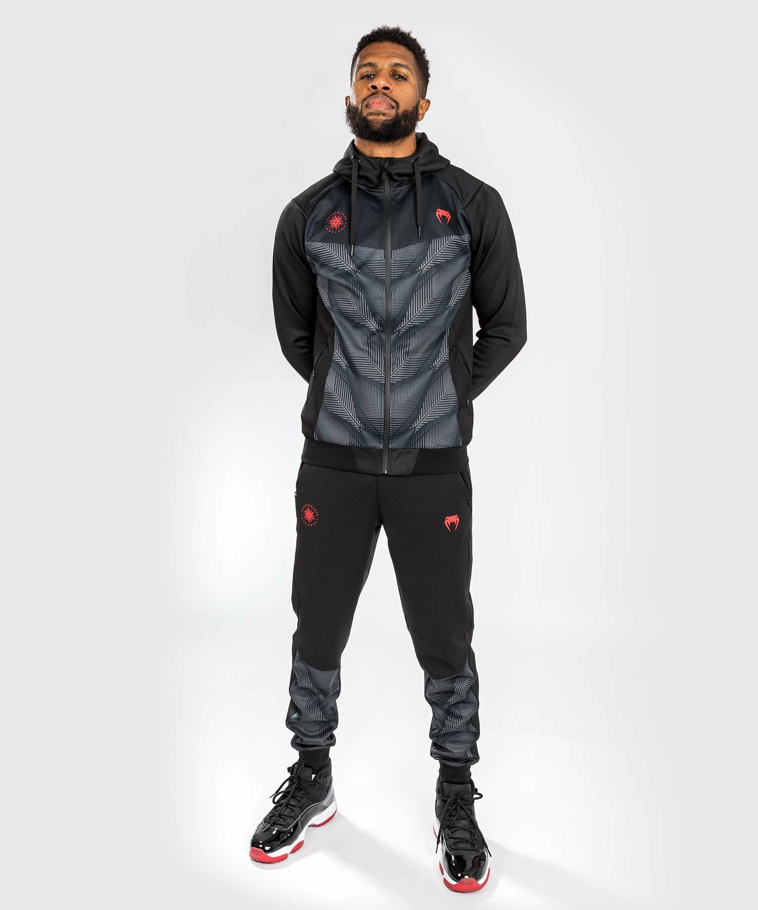 Venum Phantom Hoody - Black/Red 5 Venum Phantom Hoody - Black/Red - Image 5