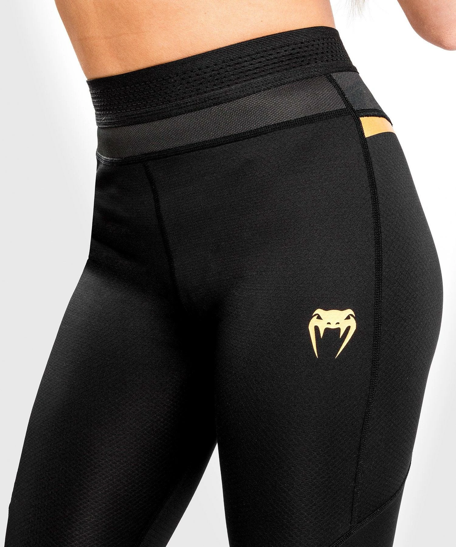Venum Tempest 2.0 Leggings 7/8 - Black/Gold - Image 6