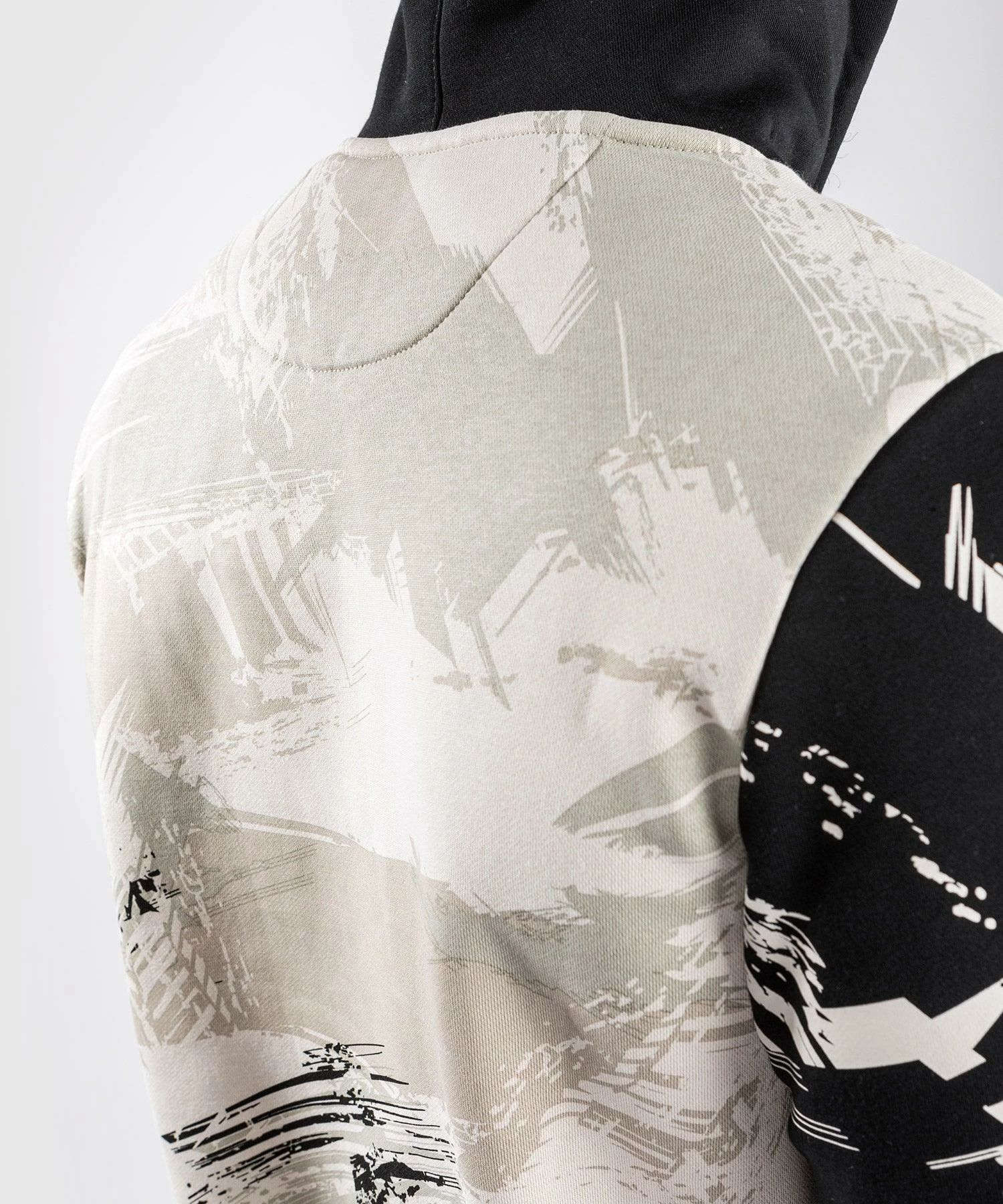 UFC Venum Authentic Fight Week Men's 2.0 Pullover Hoodie - Sand/Black 8 UFC Venum Authentic Fight Week Men's 2.0 Pullover Hoodie - Sand/Black - Image 8