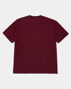 Caterpillar + Colour Plus Co Embroidered C+C Crewneck Tee (Tawny Port) -Venum store 7010040 13529 04