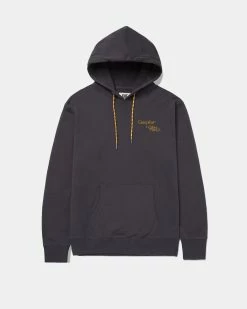 Caterpillar + Colour Plus Co Embroidered C+C Pullover Hoody (Washed Black)