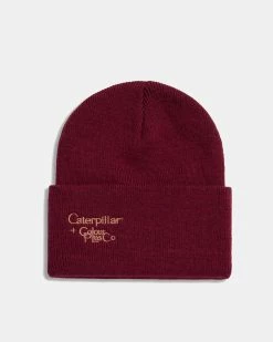 Caterpillar + Colour Plus Co C+C Beanie (Tawny Port)