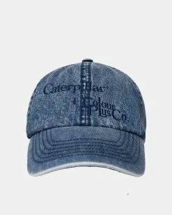 Caterpillar + Colour Plus Co C+C Denim Dad Hat (Vintage Medium Wash)