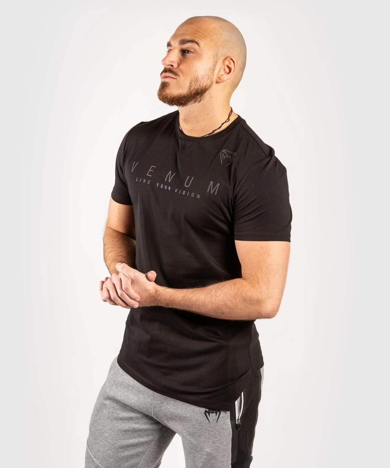 Venum LiveYourVision T-Shirt - Black/Iridescent 2 Venum LiveYourVision T-Shirt - Black/Iridescent - Image 2