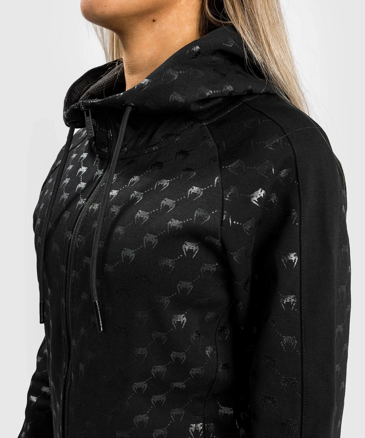 Venum Monogram Hoodie - Black/Pink Gold - Image 4