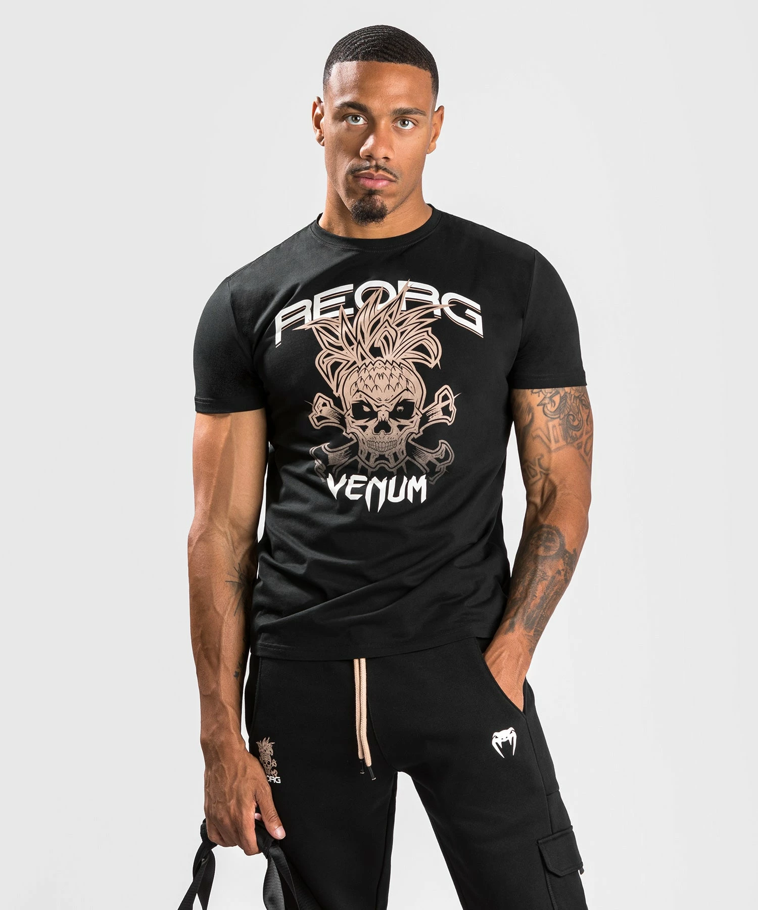 Venum Reorg T-Shirt - Black 2 Venum Reorg T-Shirt - Black - Image 2