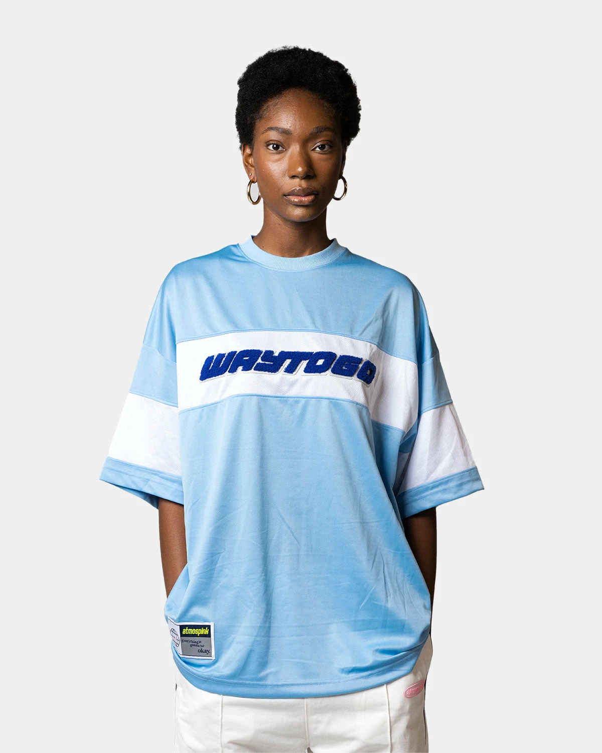 Atmos Pink Sporty Tops (Light Blue) 1 Atmos Pink Sporty Tops (Light Blue)