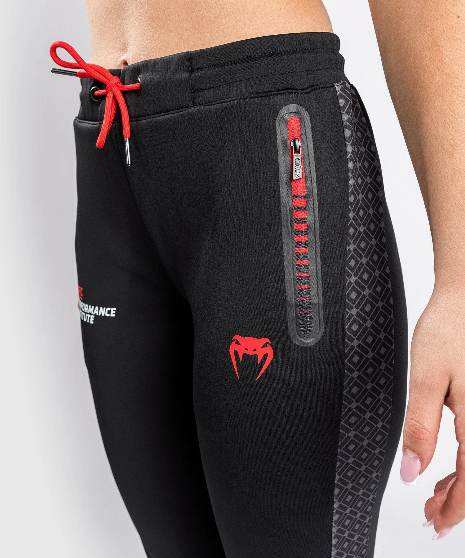 UFC Venum Performance Institute Joggers - For Women - Black/Red 9 UFC Venum Performance Institute Joggers - For Women - Black/Red - Image 9