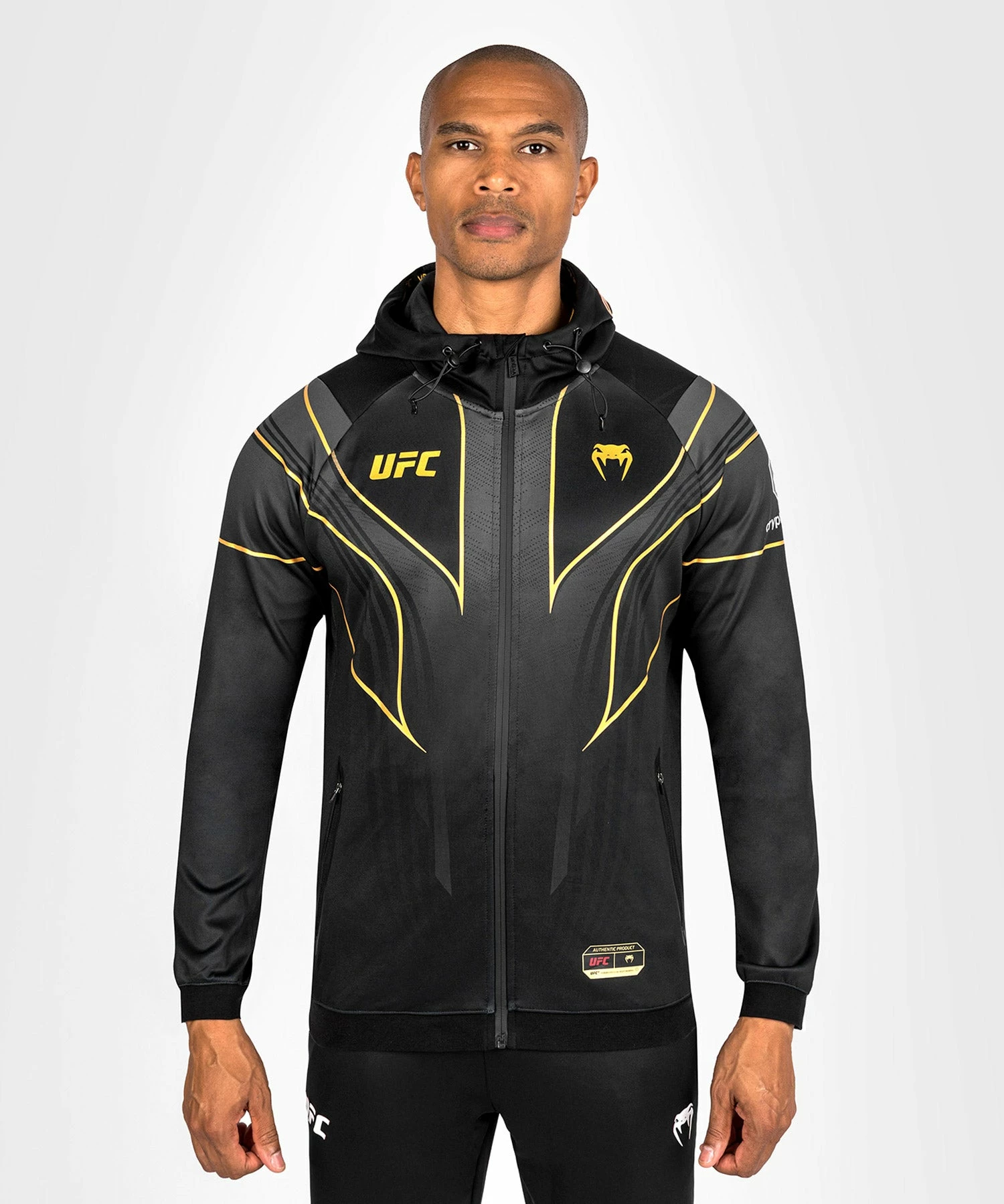 UFC Venum Personalized Authentic Fight Night 2.0 Men's Walkout Hoodie - Champion 5 UFC Venum Personalized Authentic Fight Night 2.0 Men's Walkout Hoodie - Champion - Image 5
