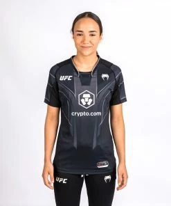 UFC Venum Personalized Authentic Fight Night 2.0 Women's Walkout Jersey - Black -Venum store 8 252F8 252F3 252F7 252F883722408f8363928f67e419ece26f7f1d3966c4 TS WOMEN FN2 BLACK FRONT