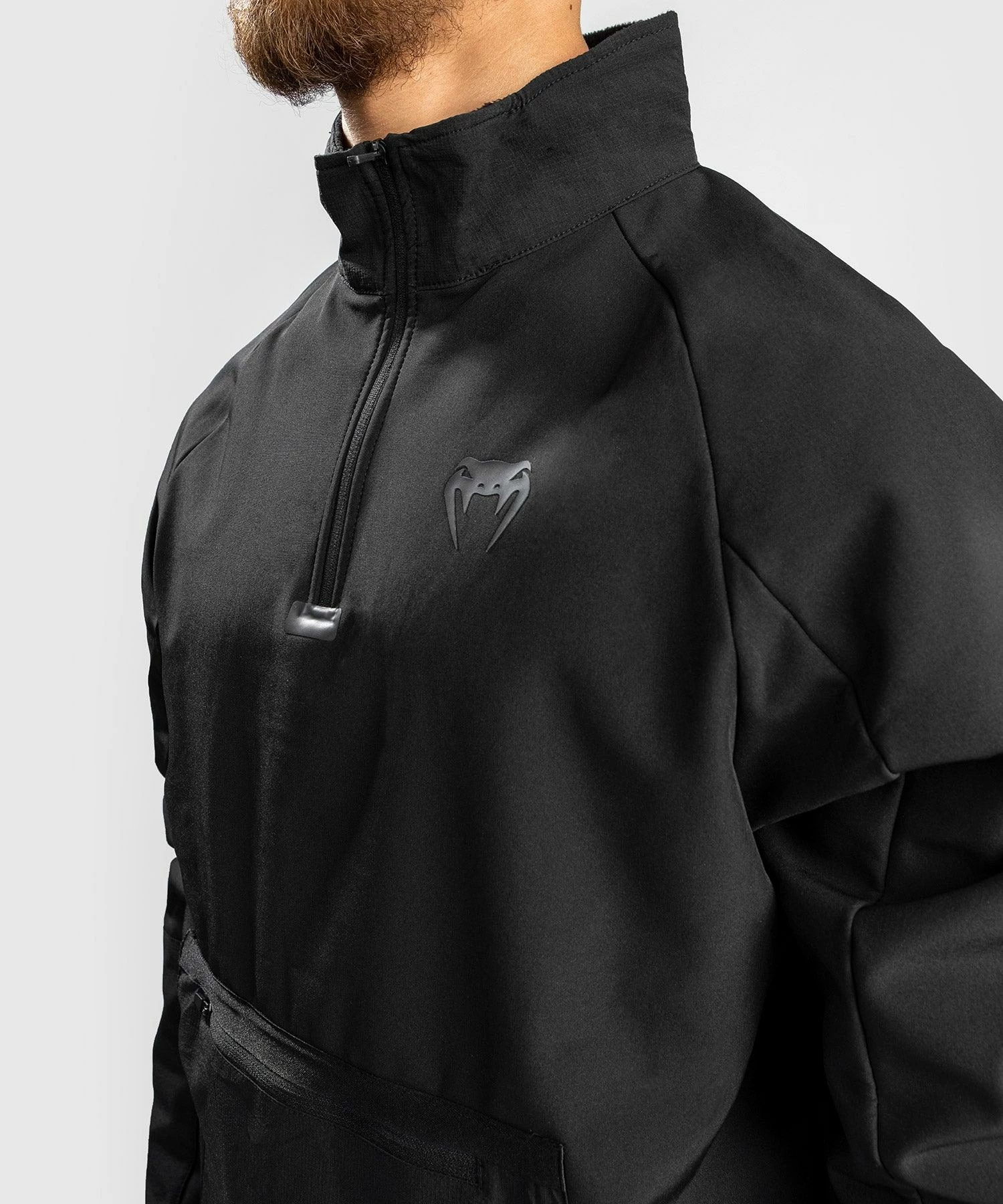 Venum Altitude Half-Zip Sweater - Black 3 Venum Altitude Half-Zip Sweater - Black - Image 3