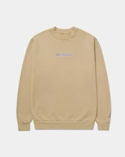 Atmos USA Albino & Preto X Atmos Crewneck Sweatshirt (Beige)