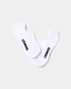 Atmos USA Atmos Ankle 2P Socks (White | White)