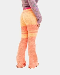 Andersson Bell Senya Color Block Knit Pats (Red | Orange) -Venum store AnderssonBell Pant Orange 03