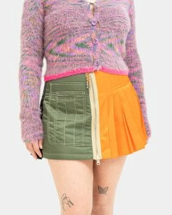 Andersson Bell MA-1 Micro Mini Skirt (Khaki) -Venum store AnderssonBell Skirt 01