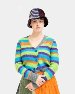 Andersson Bell Marta Stripe Cardigan (Multi)