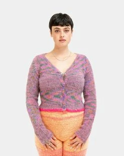 Andersson Bell Sullivan Knit Cardigan (Purple)