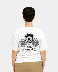 Carhartt WIP W Short Sleeve Cultivate Tee (White) -Venum store CarharttWIP Tee White 04