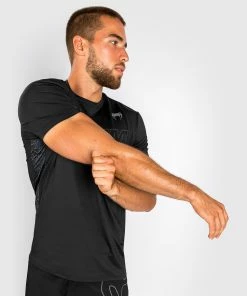Venum Classic Evo Dry Tech T-Shirt - Black/Black Reflective -Venum store DRYTECH CLASSIC EVO BLACK REFLECTIV 03