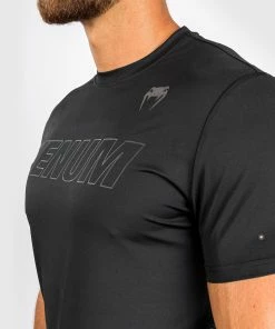 Venum Classic Evo Dry Tech T-Shirt - Black/Black Reflective -Venum store DRYTECH CLASSIC EVO BLACK REFLECTIV 06