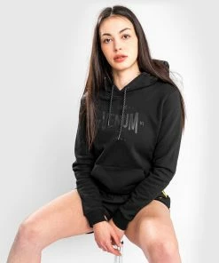 Venum Team 2.0 Hoodie - For Women - Black/Black -Venum store HOODIES TEAM2.0 LIGHT BLACK BLACK 11