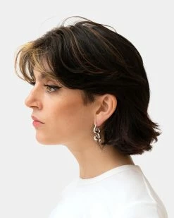 Hannah Jewett Succulent Flame Earrings Sterling Silver -Venum store HannahJewett sq4684016 2 02