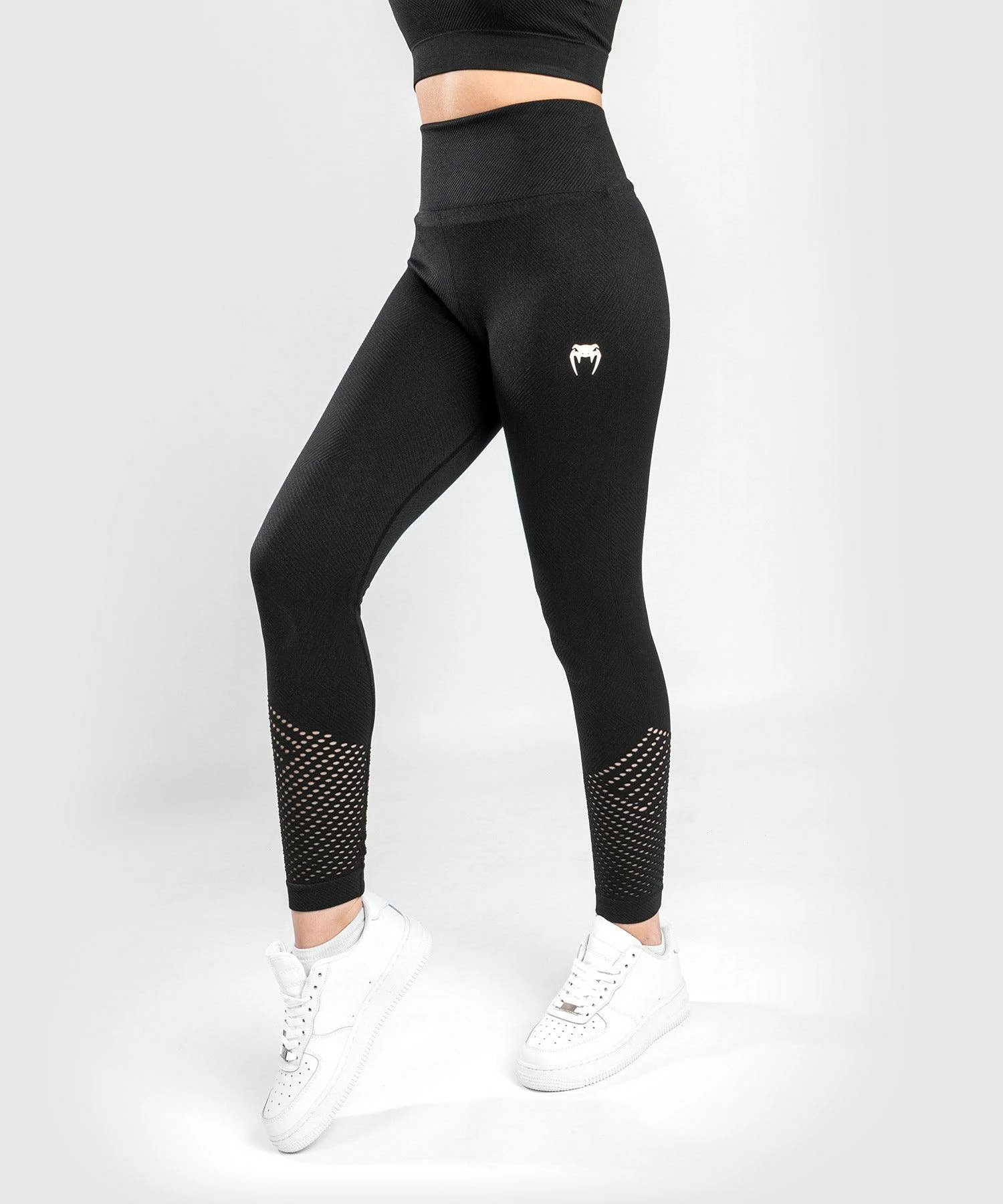 Venum Sparring Seamless 7/8 Leggings - For Women - Black 2 Venum Sparring Seamless 7/8 Leggings - For Women - Black - Image 2