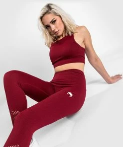 Venum Sparring Seamless 7/8 Leggings - For Women - Burgundy -Venum store LEGGINGS 7 8 SPARRING BURGUNDY 03