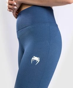 Venum Sparring Seamless 7/8 Leggings - For Women - Navy Blue -Venum store LEGGINGS 7 8 SPARRING NAVYBLUE 07