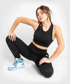 Venum Sparring Seamless Leggings - For Women - Black -Venum store LEGGINGS SPARRING BLACK 10 1