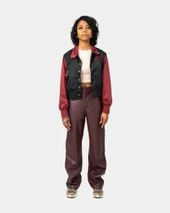 Honor The Gift Co Women's Stadium Jacket (Maroon) -Venum store Look 6 Top 01 1