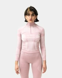 MISBHV Sport Active Quarter-Zip Longsleeve (Dusty Pink)