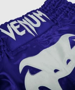 Venum Bangkok Inferno Muay Thai Shorts - Blue/White -Venum store SHORTS MUAY THAI BANGKOK INFERNO BLUE ICE HD 02