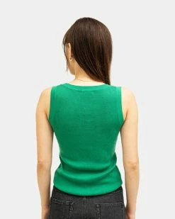 Atmos Pink Basic Ribbed Tank Top (Green) -Venum store SS 00666